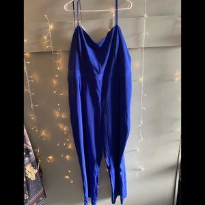 Blue jumpsuit